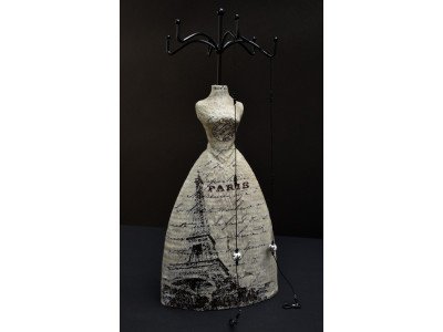 Handgemaakt design brillenkoordje, zwart-wit