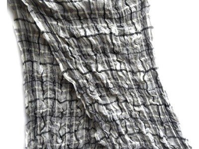 Zwart, wit, grijs casual sjaaltje