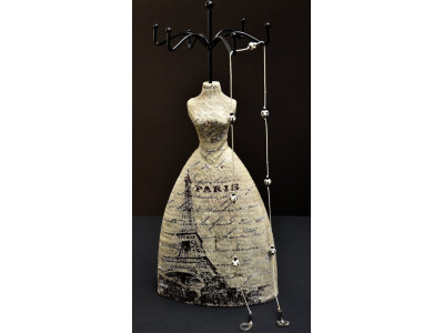 Handmade design brillenkoordje, zwart wit met etnische kralen